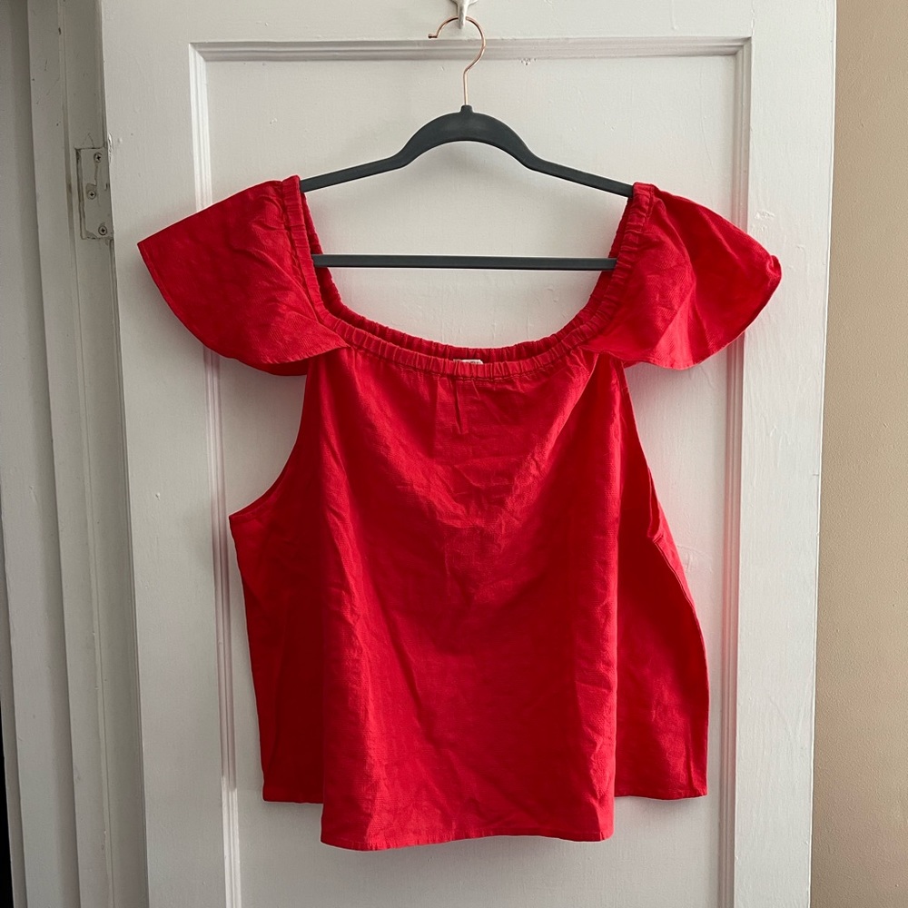 J. Crew Factory NWT Off the Shoulder Top
